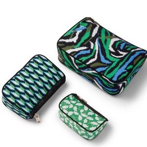 Disco Zebra/Arrow Geo/Ginkgo 3-Pack Travel Pouches - DVF for Target